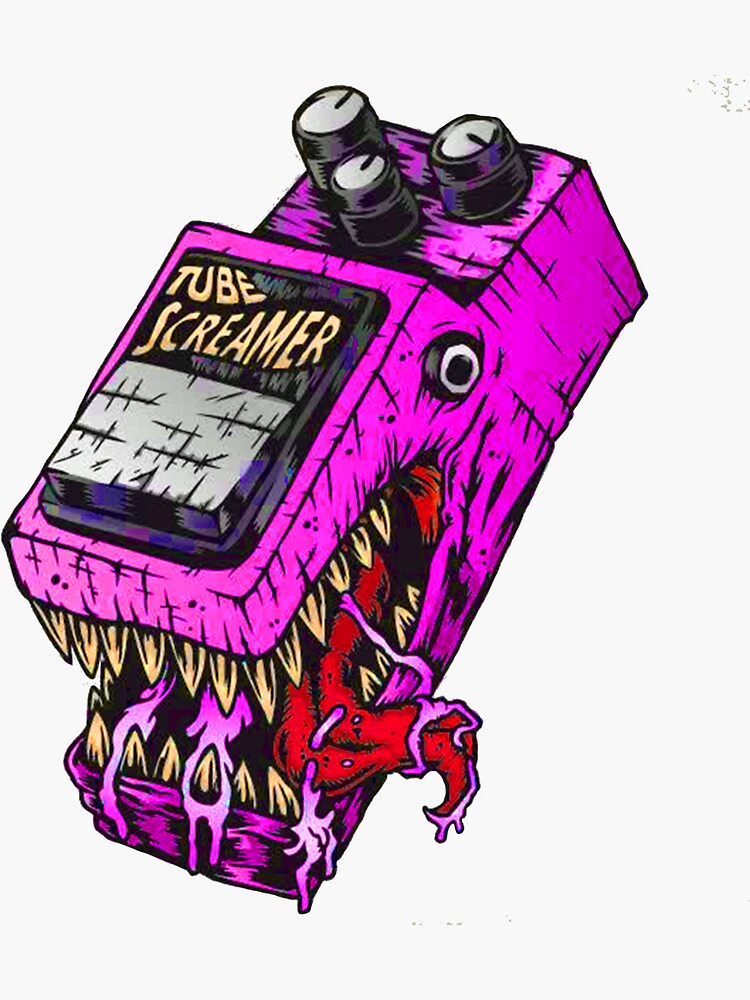 "Guitar Pedals" Sticker for Sale by martinbertson Redbubble