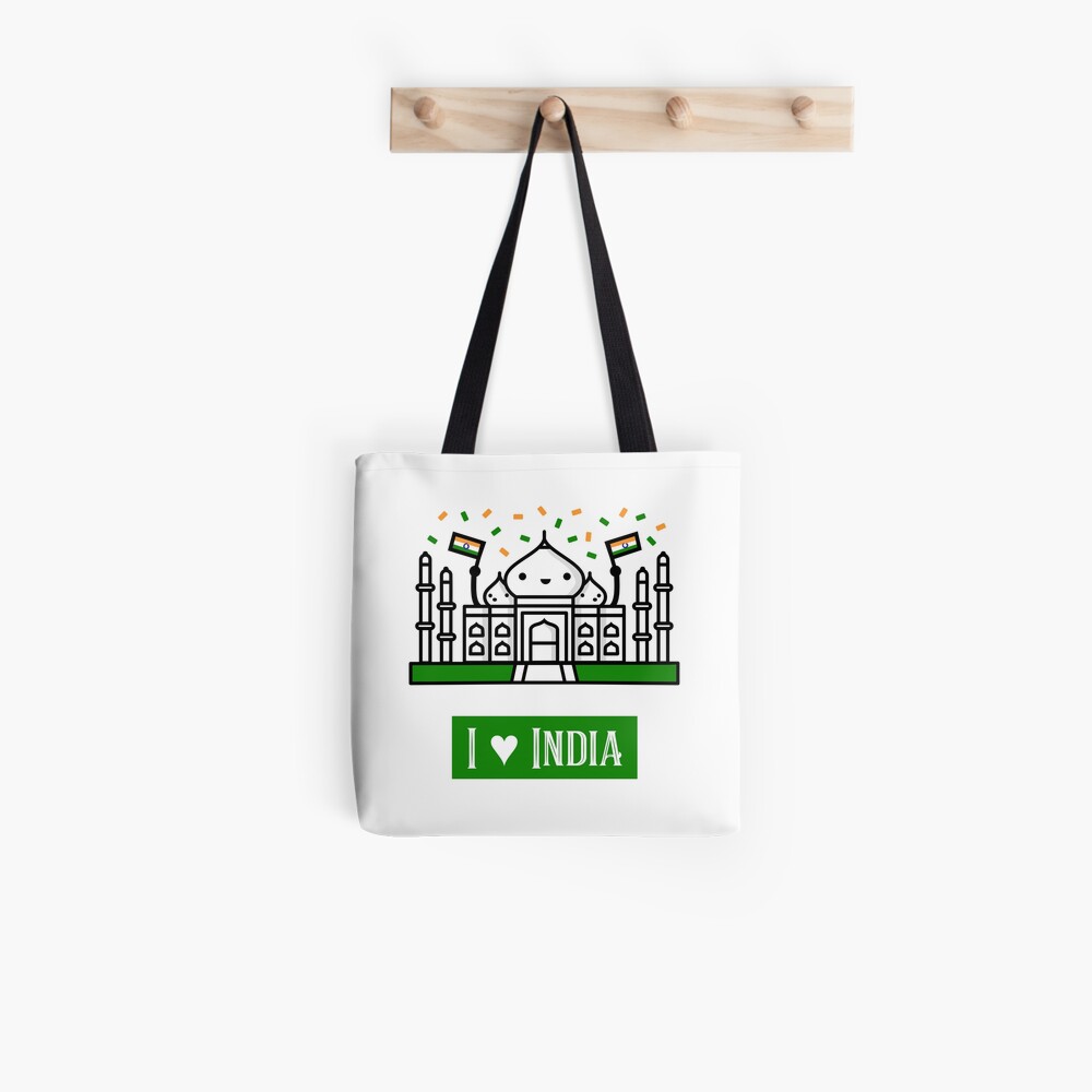 I Love India Tote Bag
