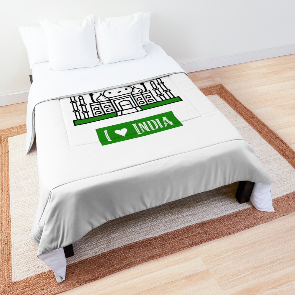 I Love India Comforter