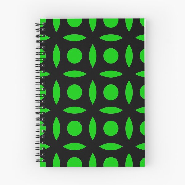 Item preview, Geometric Pattern: Intersect Circle: Black/Green designed and sold by Red Wolf.