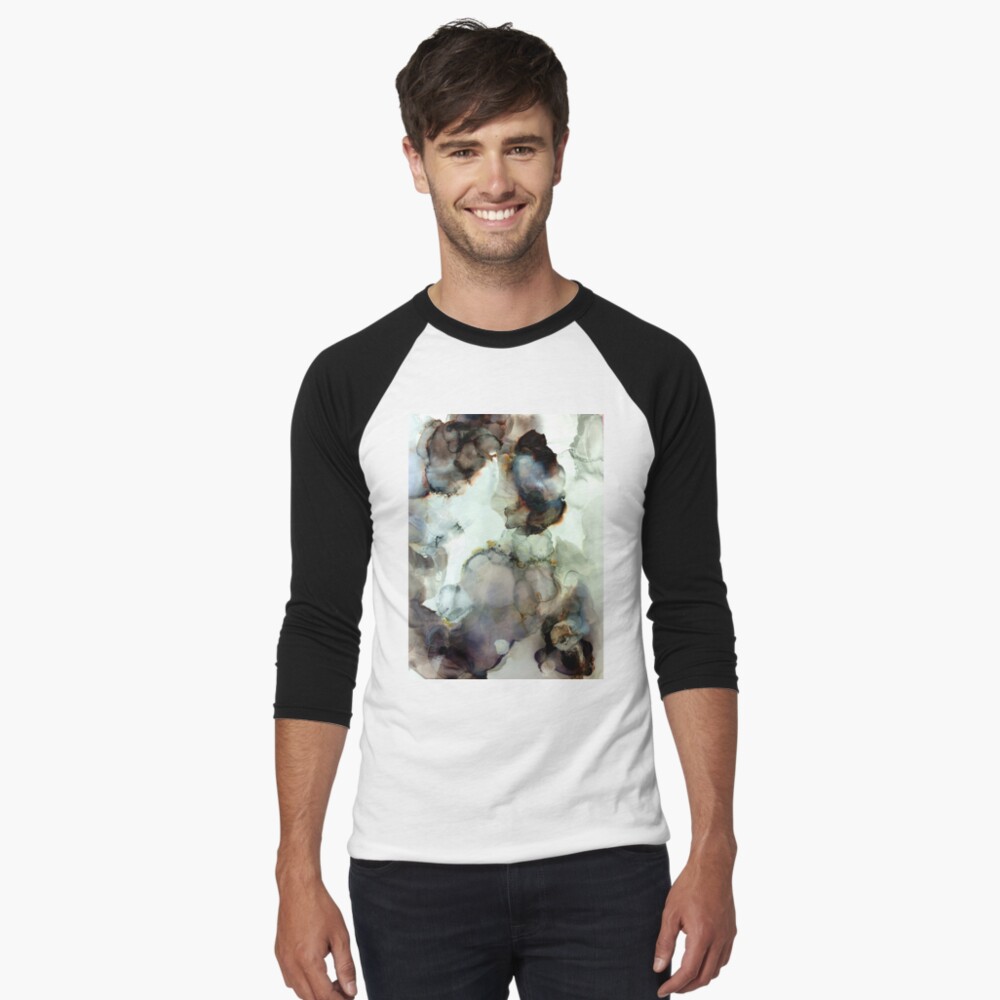 Item preview, Baseball ¾ Sleeve T-Shirt designed and sold by curlyartcloud.