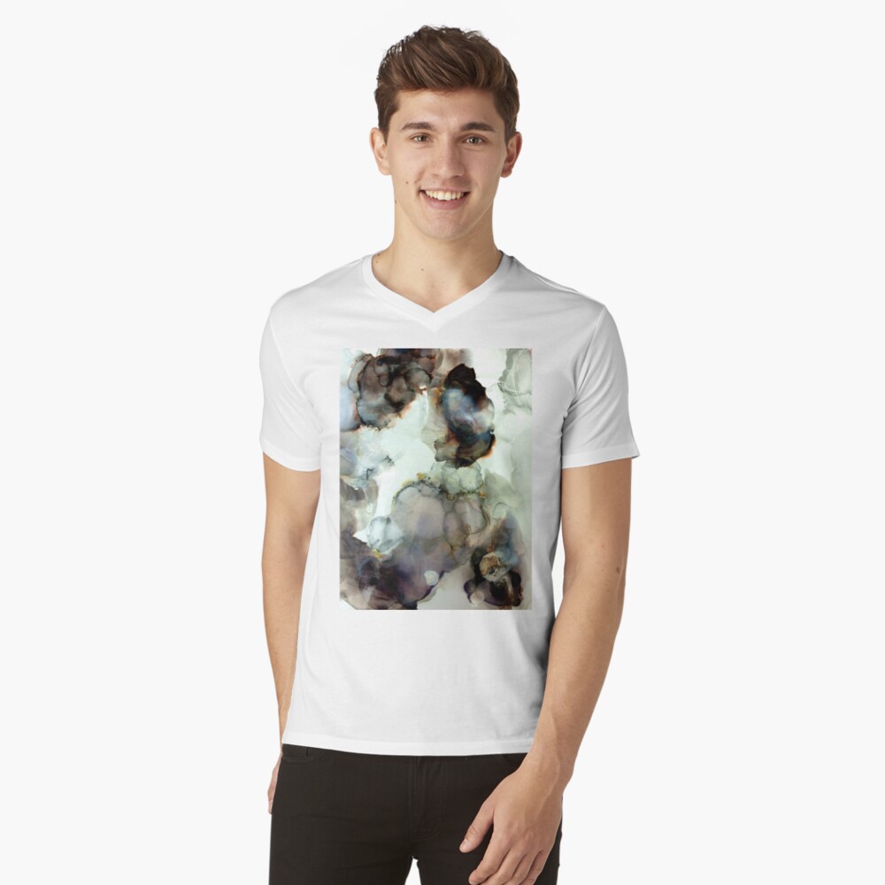 Item preview, V-Neck T-Shirt designed and sold by curlyartcloud.