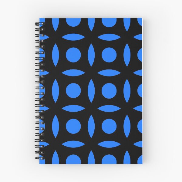 Item preview, Geometric Pattern: Intersect Circle: Black/Blue designed and sold by Red Wolf.