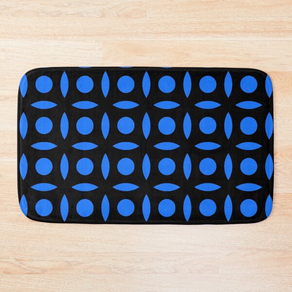 Item preview, Geometric Pattern: Intersect Circle: Black/Blue designed and sold by Red Wolf.