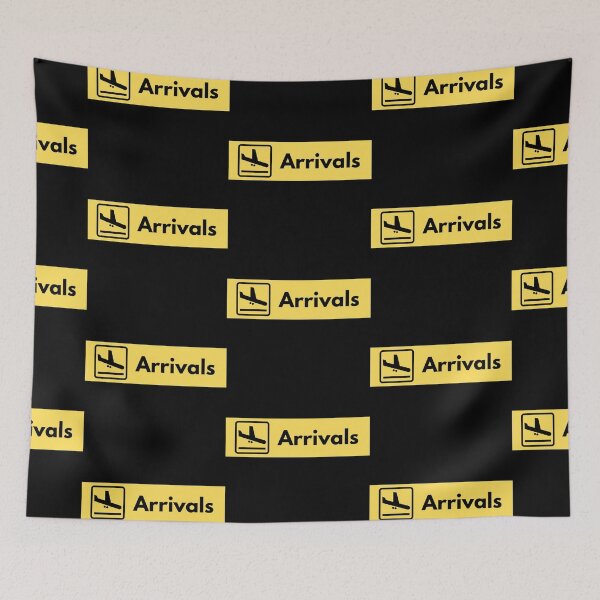 Item preview, Airport Sign Arrivals  designed and sold by jetmike.