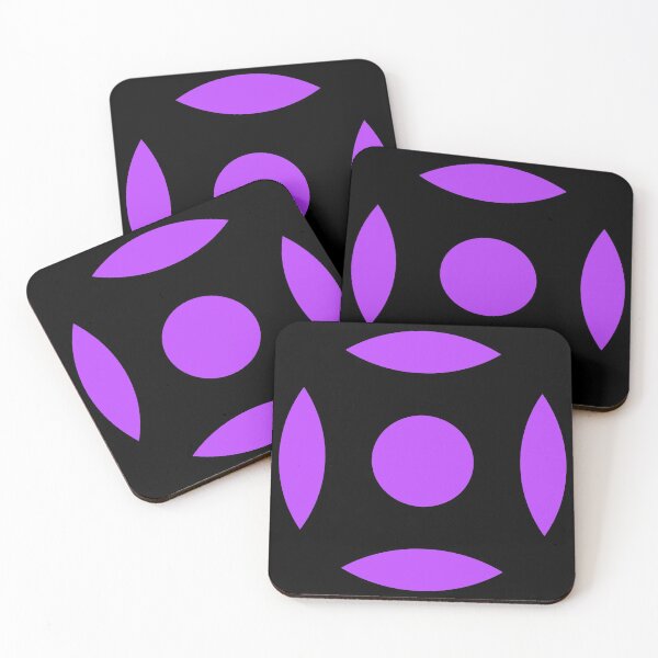 Item preview, Geometric Pattern: Intersect Circle: Black/Purple designed and sold by Red Wolf.