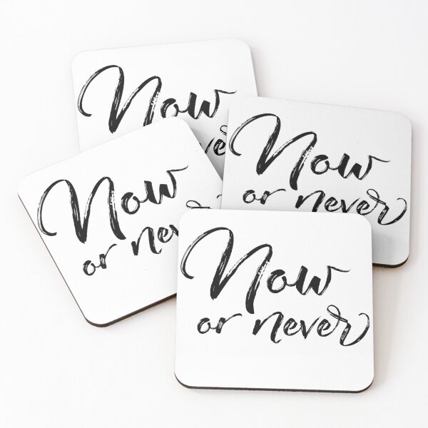 Item preview, Now or never black designed and sold by ginokelleners.