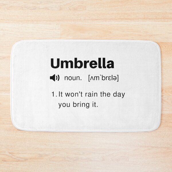Item preview, Funny Umbrella Definition designed and sold by Sleepy Cat Design.