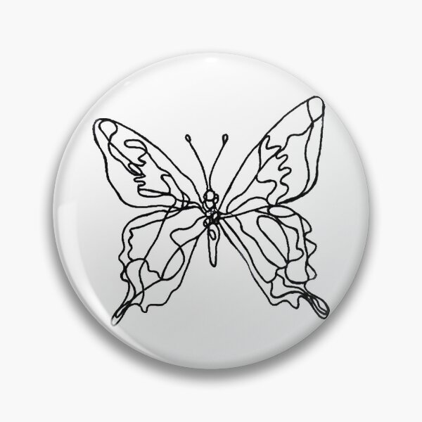 Artikelvorschau, Schmetterling Strichzeichnung entworfen und verkauft von terididcote.