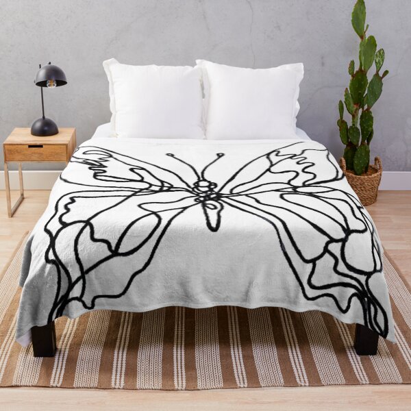 Item preview, Butterfly line drawing designed and sold by terididcote.