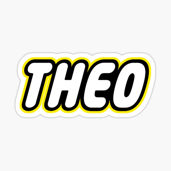 Item preview, Theo retro bricks gift for mini builder and bricks fan Happy Birthday Dear Theo designed and sold by Urosek.