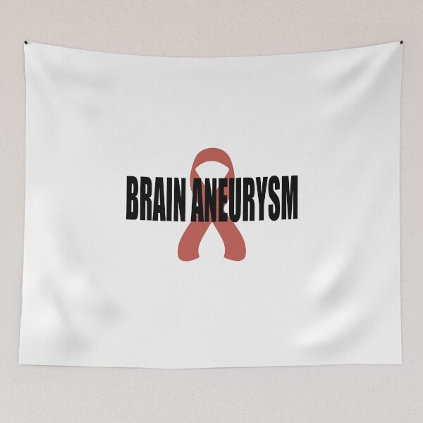 Item preview, Brain aneurysm cancer awareness red ribbon designed and sold by nuz2.