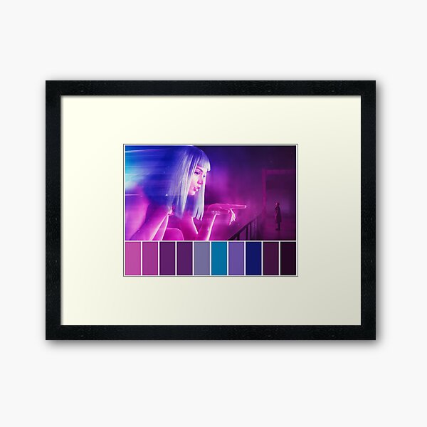 Blade Runner 2049 Color Pallet Framed Art Print