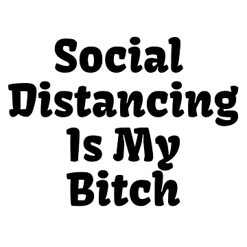 Artwork thumbnail, Social Distancing With Rounding Letters by KayLadyBug