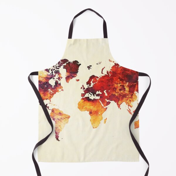 Item preview, world map 89 art red #map #worldmap designed and sold by JBJart.