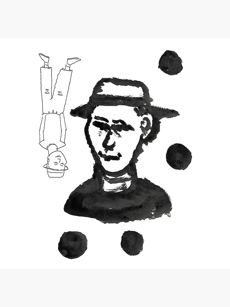 upside down hat drawing