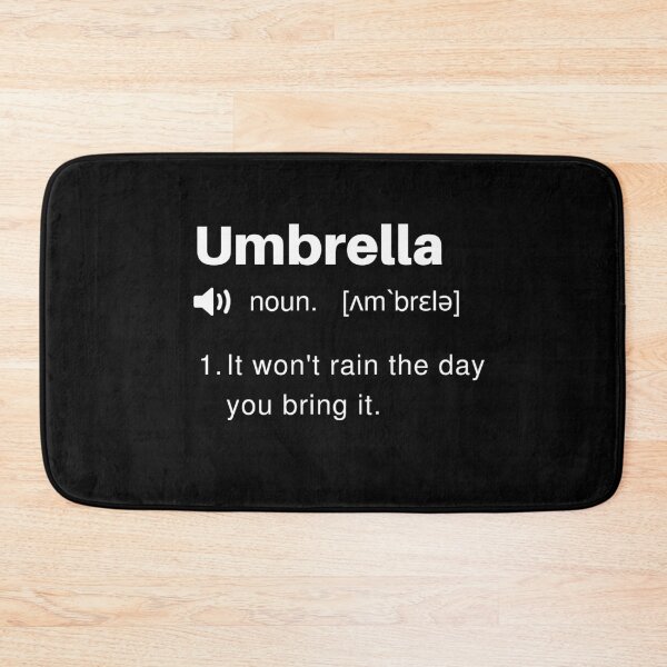 Item preview, Funny Umbrella Definition designed and sold by Sleepy Cat Design.
