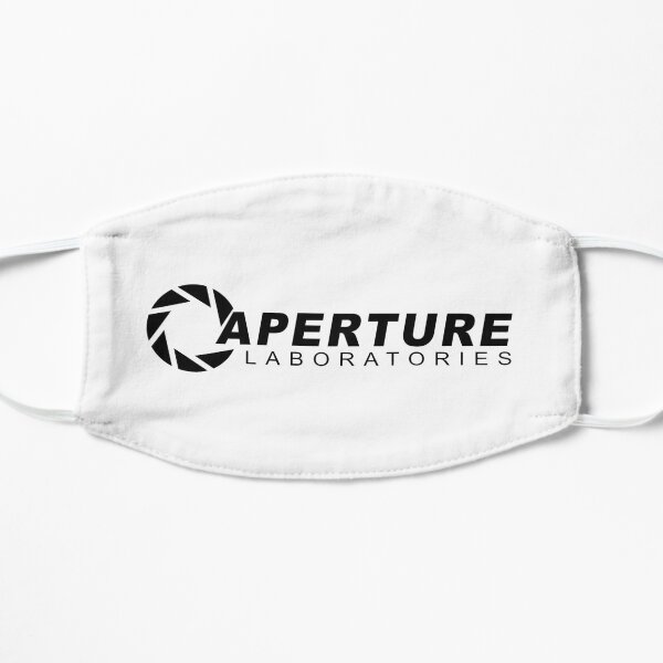 Aperture Laboratories Black Logo Flat Mask