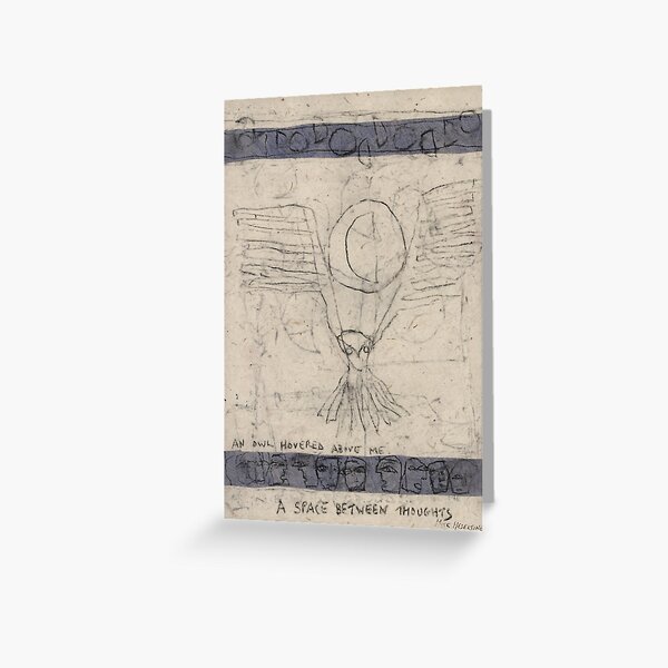 A Space Between Thoughts Greeting Card