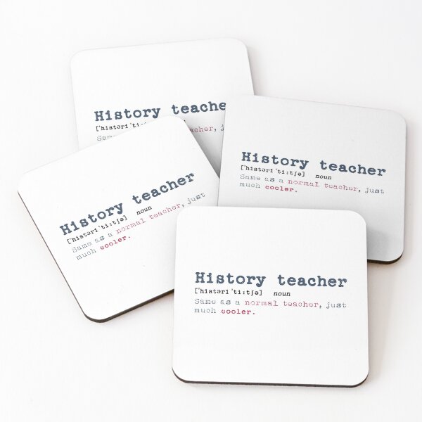 Aperçu de l'œuvre Définition de professeur d'histoire Machine à écrire Classique Identique aux enseignants nomaux Beaucoup plus cool Dire drôle créée et vendue par Dolphin Graphic.
