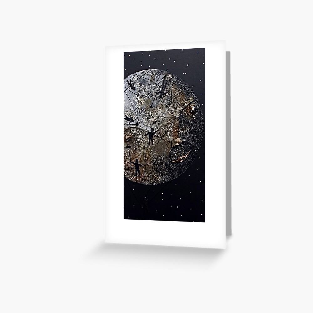 Moon Groomers Greeting Card
