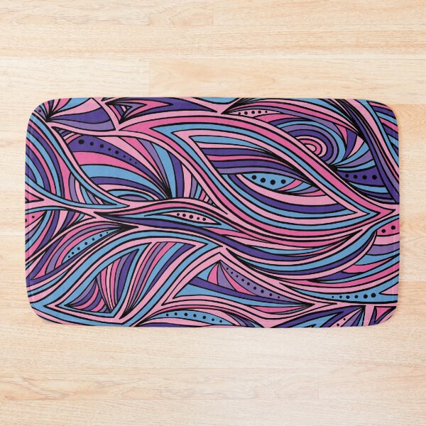 Item preview, Abstract Cartoon Colorful Ocean Waves designed and sold by Vector Scout Lab.
