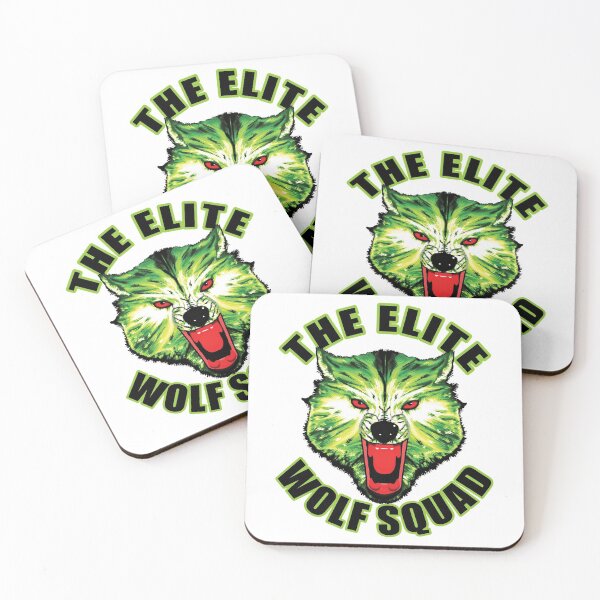 Item preview, The Elite Wolf Squad Design Green Color designed and sold by vineeth.