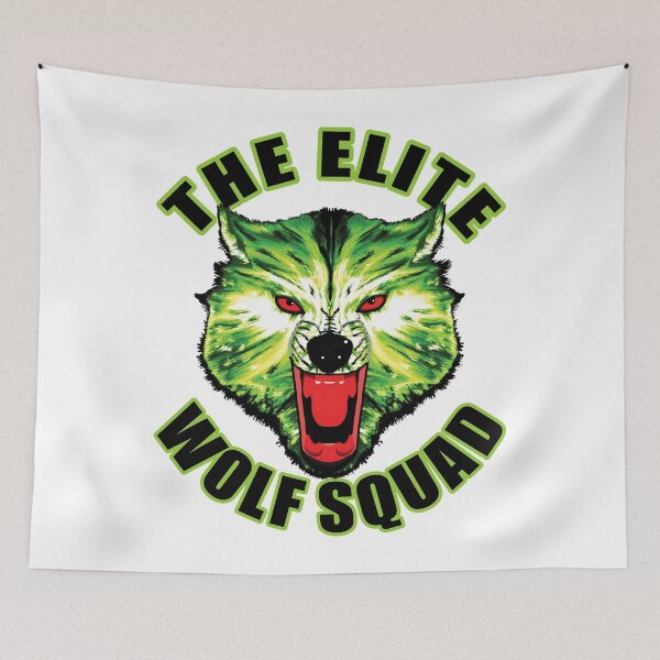 Item preview, The Elite Wolf Squad Design Green Color designed and sold by vineeth.