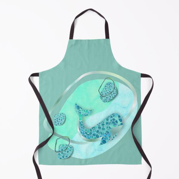 Item preview, WHALE ON MARBLE OCEAN 286. designed and sold by sana90.