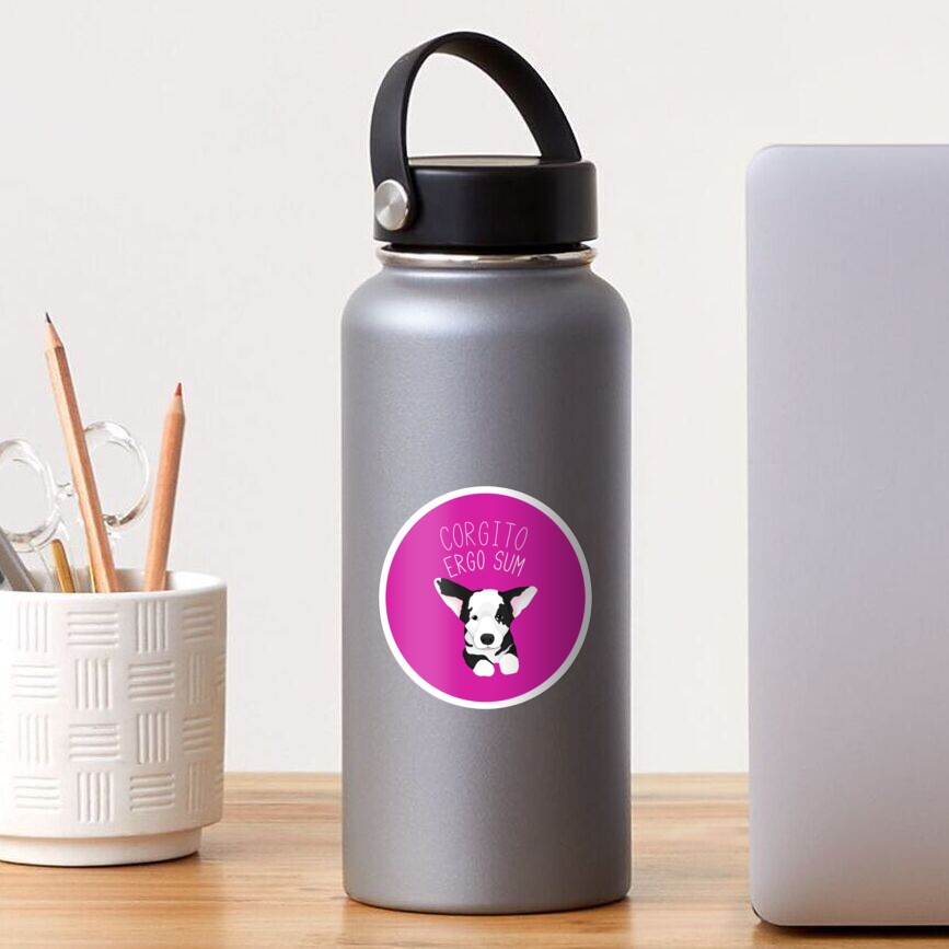 Corgito Ergo Sum Sticker