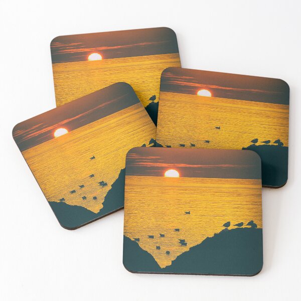 Item preview, Seagulls in the sunset light designed and sold by Pino 'Delfino' Esposito.