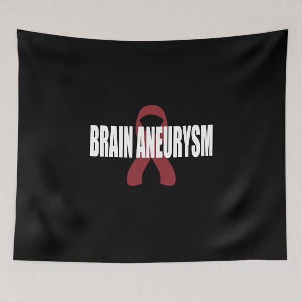 Item preview, Brain aneurysm cancer awareness red ribbon designed and sold by nuz2.