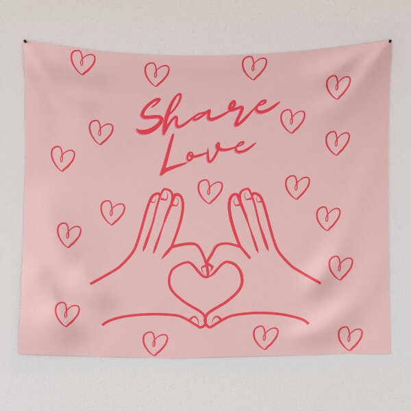 Item preview, Share Love Hearts  designed and sold by JustCreativity.