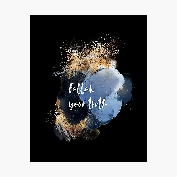 Item preview, Follow Your Heart, Positive Affirmation Quote, Inspirational Saying designed and sold by PinkLotusArt.