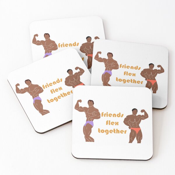 Item preview, Friends Flex Together Bodybuilding Motivation and Friendship  designed and sold by cnon626.