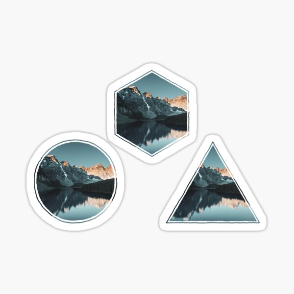 Lake Moraine Banff, Alberta, Canada Sticker