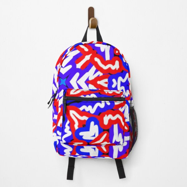 Item preview, Blue Red White Fancy Pattern  designed and sold by Grafititee.