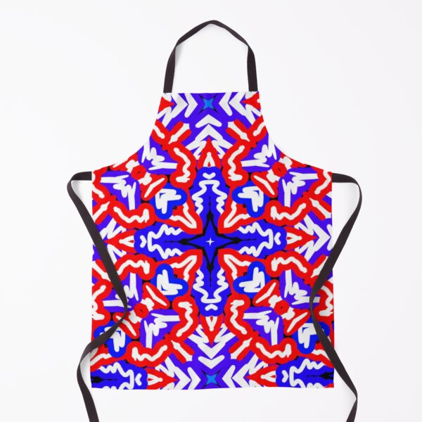 Item preview, Blue Red White Fancy Pattern  designed and sold by Grafititee.