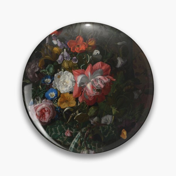 Item preview, Roses, Convolvulus, Poppies, and Other Flowers in an Urn on a Stone Ledge designed and sold by cotopaxi.