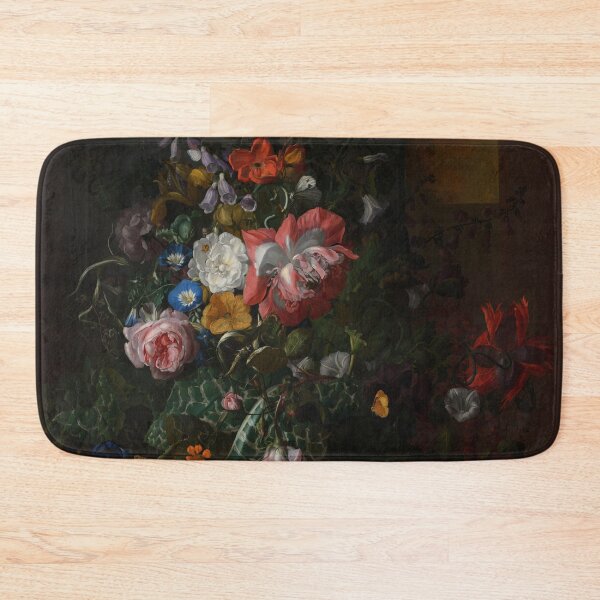 Item preview, Roses, Convolvulus, Poppies, and Other Flowers in an Urn on a Stone Ledge designed and sold by cotopaxi.