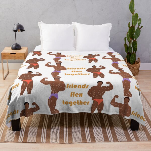 Item preview, Friends Flex Together Bodybuilding Motivation and Friendship designed and sold by cnon626.