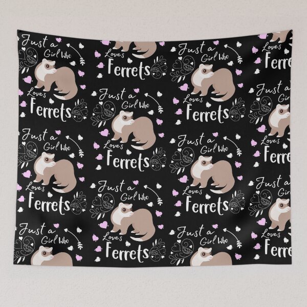 Item preview, Ferret Just A Girl Who Loves Ferrets Cute Ferret Lover Gift designed and sold by nat82.