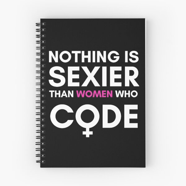Item preview, Nothing is Sexier Than Women Who Code - White Text designed and sold by silaschand.