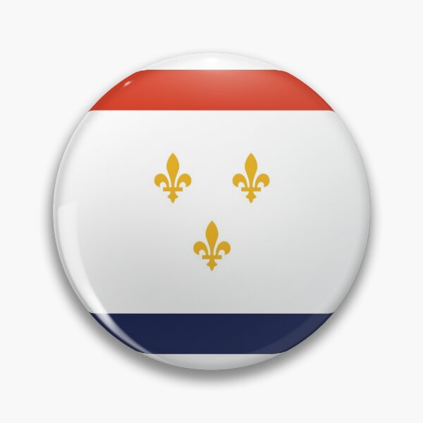 Artikelvorschau, New Orleans Louisiana Stadtflagge entworfen und verkauft von FiveRedBats.