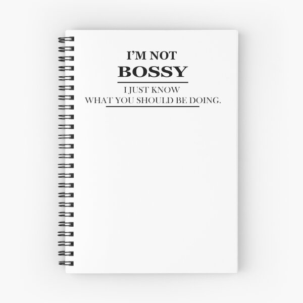 Item preview, I'm Not Bossy, I Just Know What You Should Be Doing. Funny Gift For Boss Birthday Present Gift For Him Her designed and sold by Whisov.