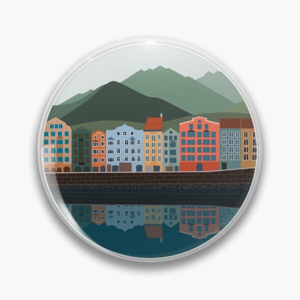 Item preview, Travel landscape - inspired by Innsbruck, Austria designed and sold by AlxDuck.