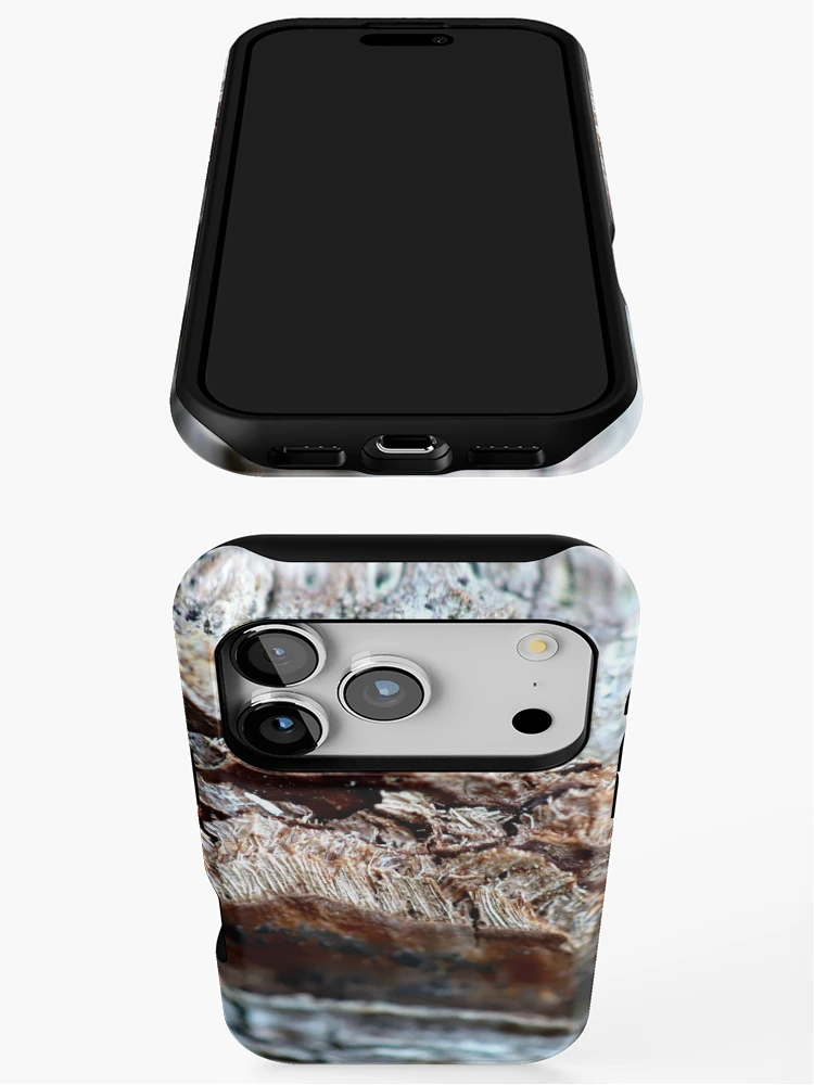 Thumbnail 3 of 4, iPhone Case, Tree Bark Pattern II designed and sold by Manic-Spider.