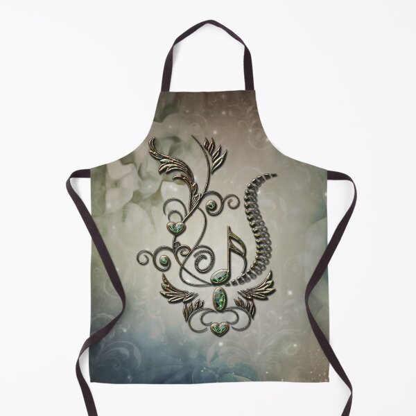 Item preview, Music, key note with floral elements designed and sold by nicky2342.