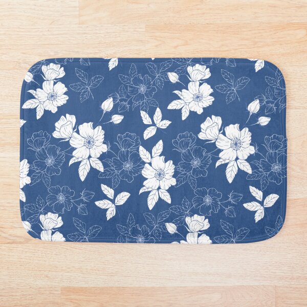 Artikelvorschau, Mitternachtsblaue Blumen entworfen und verkauft von Katbydesign.