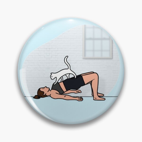 Item preview, YOGA WITH CAT designed and sold by Trio's Stuff.